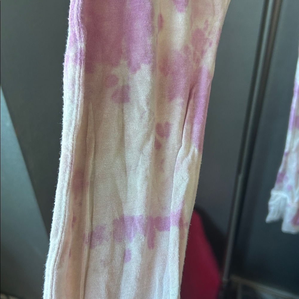 little moon society pink tied dyed lounge pants - Picture 3 of 6